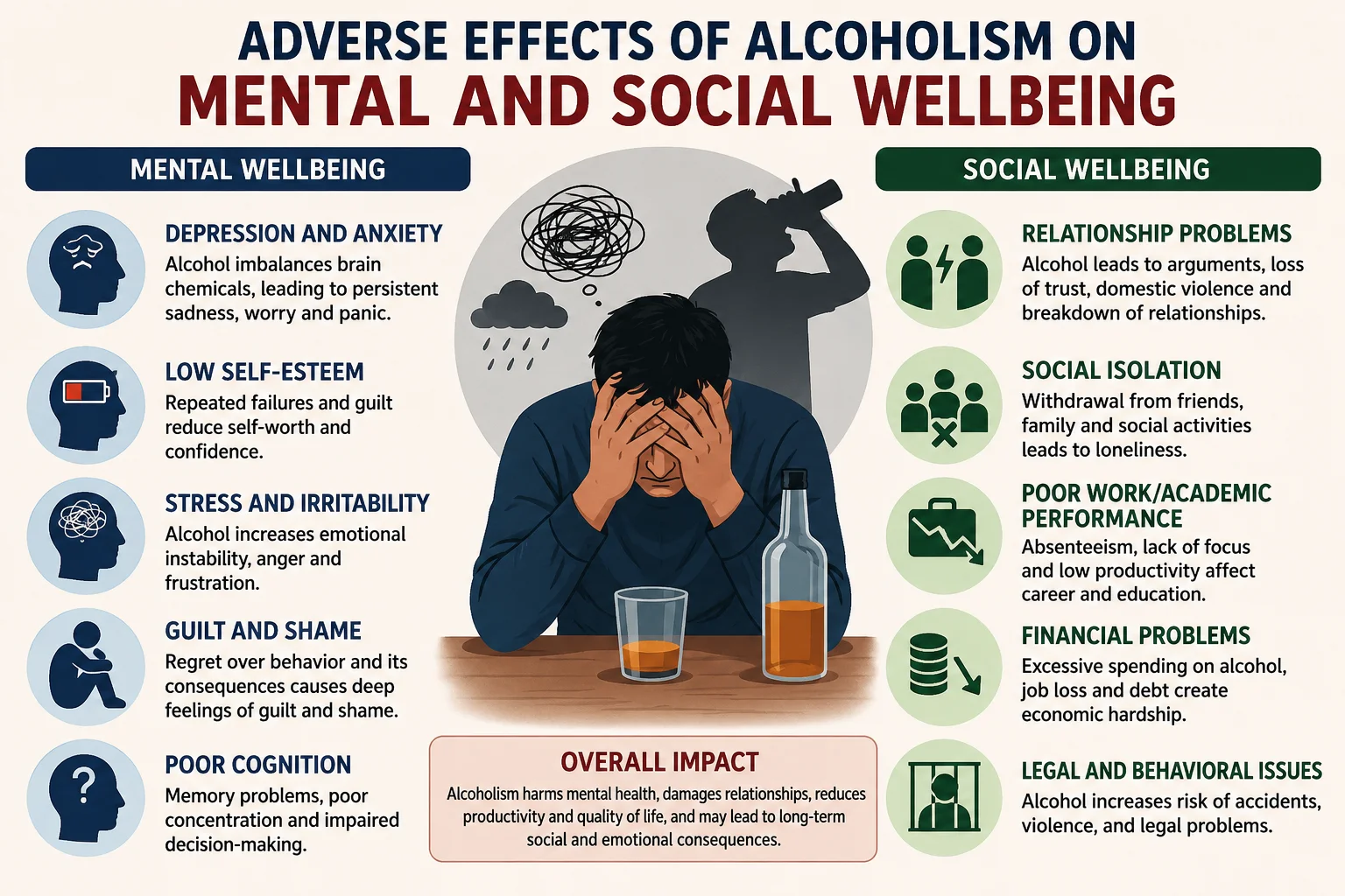 The Devastating Impact of Alcoholism on Mental and Social Wellbeing