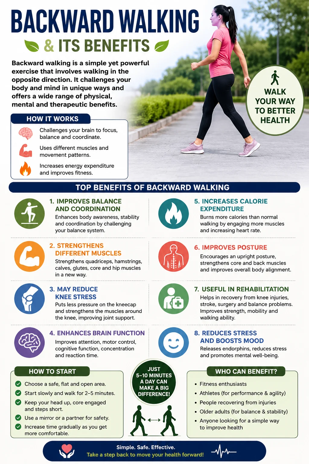 Boost Balance and Brain Function with Daily Backward Walking