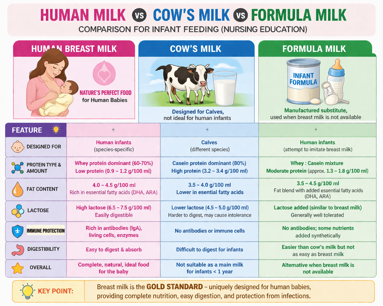 Why Human Milk Is Best for Your Baby Not Cow or Formula Milk
