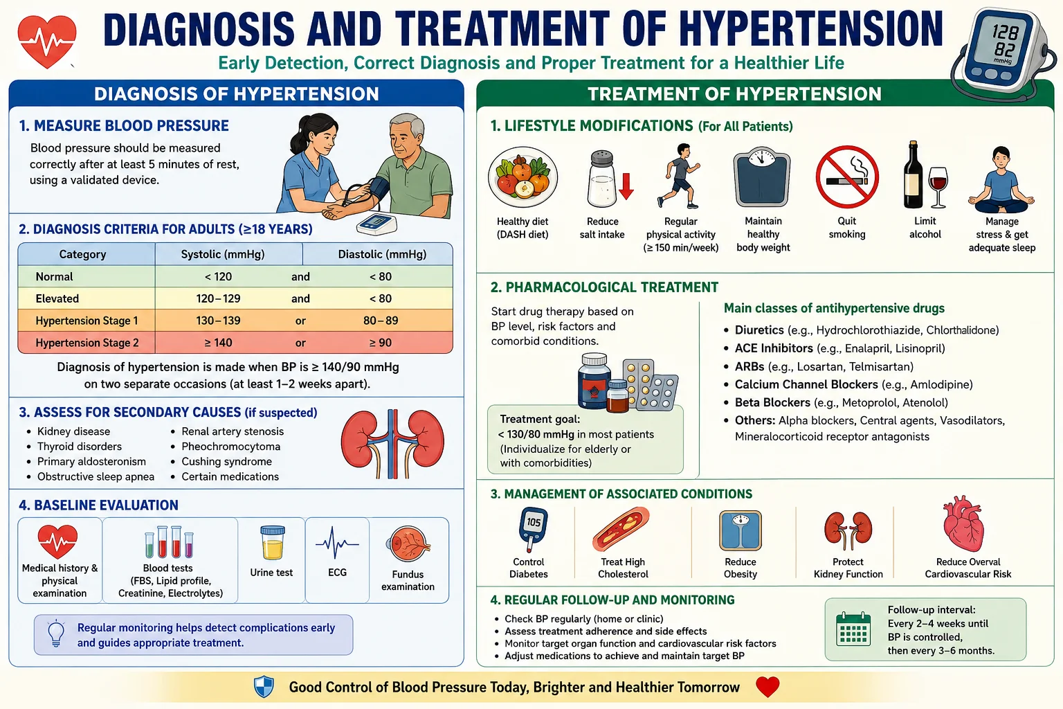 Effective Treatment and Management Strategies for Hypertension to Protect Long-Term Health