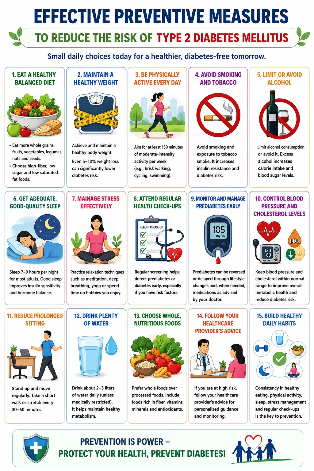 Effective Preventive Measures to Reduce the Risk of Type 2 Diabetes Mellitus