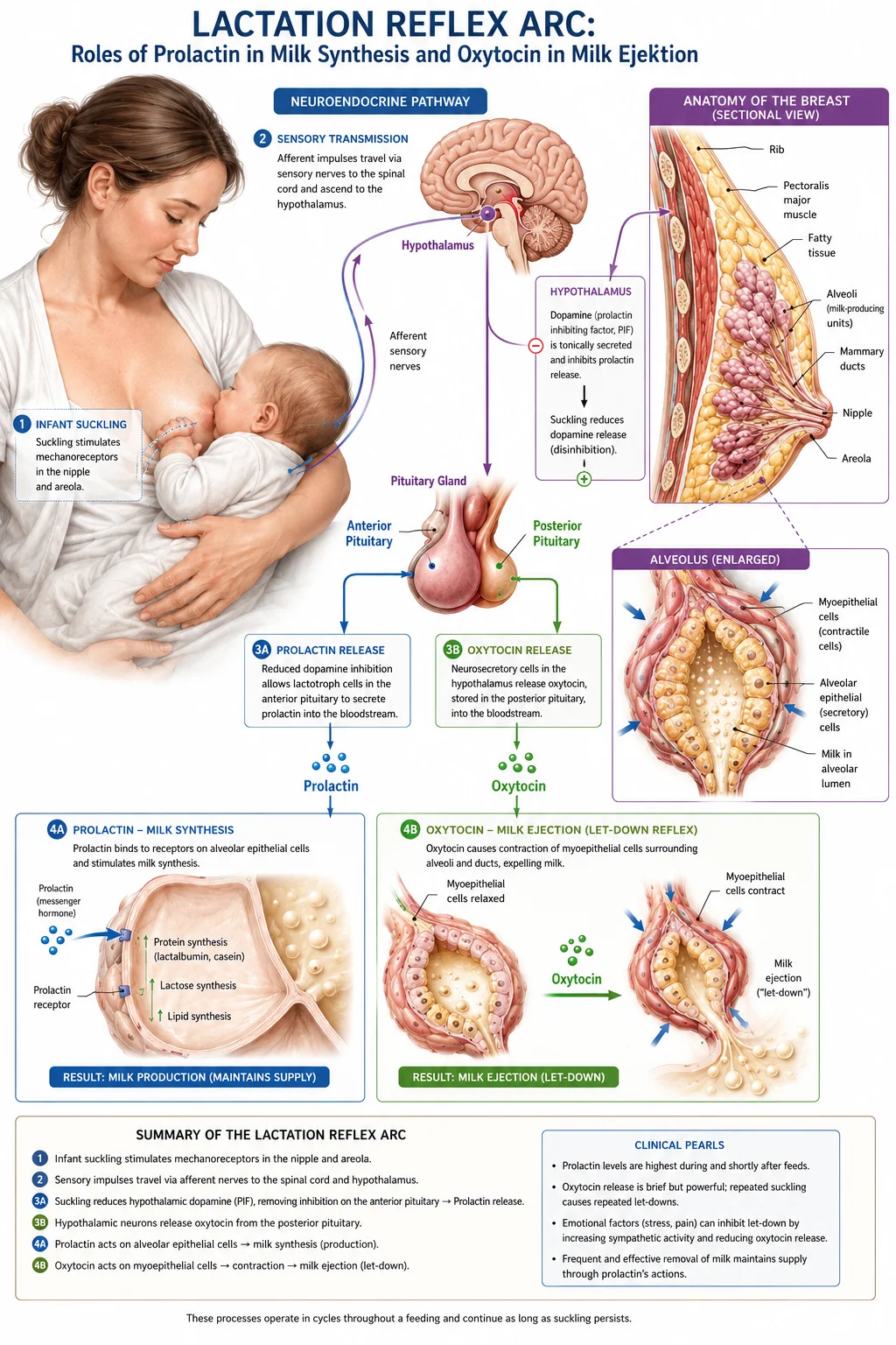 Frequent Breast Emptying Helps Increase Natural Breast Milk Production