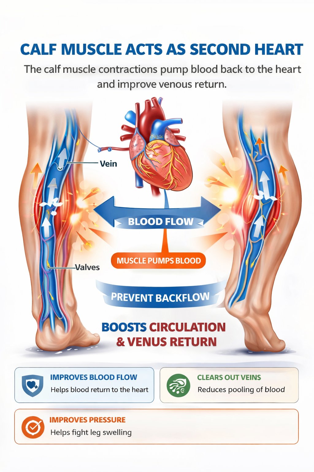 Calf Muscle, A Second Heart