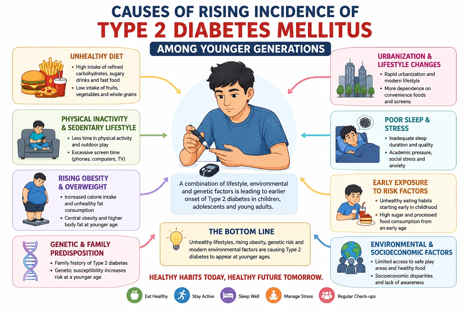 Growing Burden of Type 2 Diabetes in Younger Generations Globally